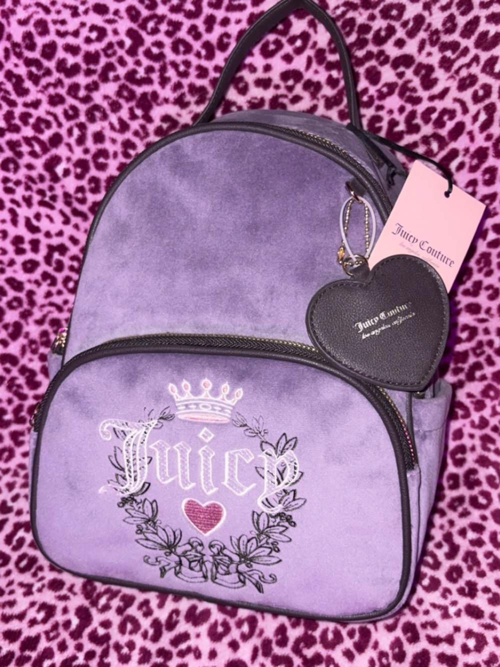 Juicy Couture Lavender Backpack bag